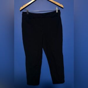 {White House Black Market} Cropped Black Pants The slim ankle